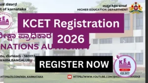 KCET Registration 2026