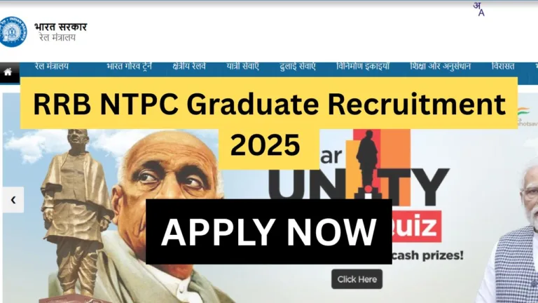 RRB NTPC Graduate Recruitment 2025